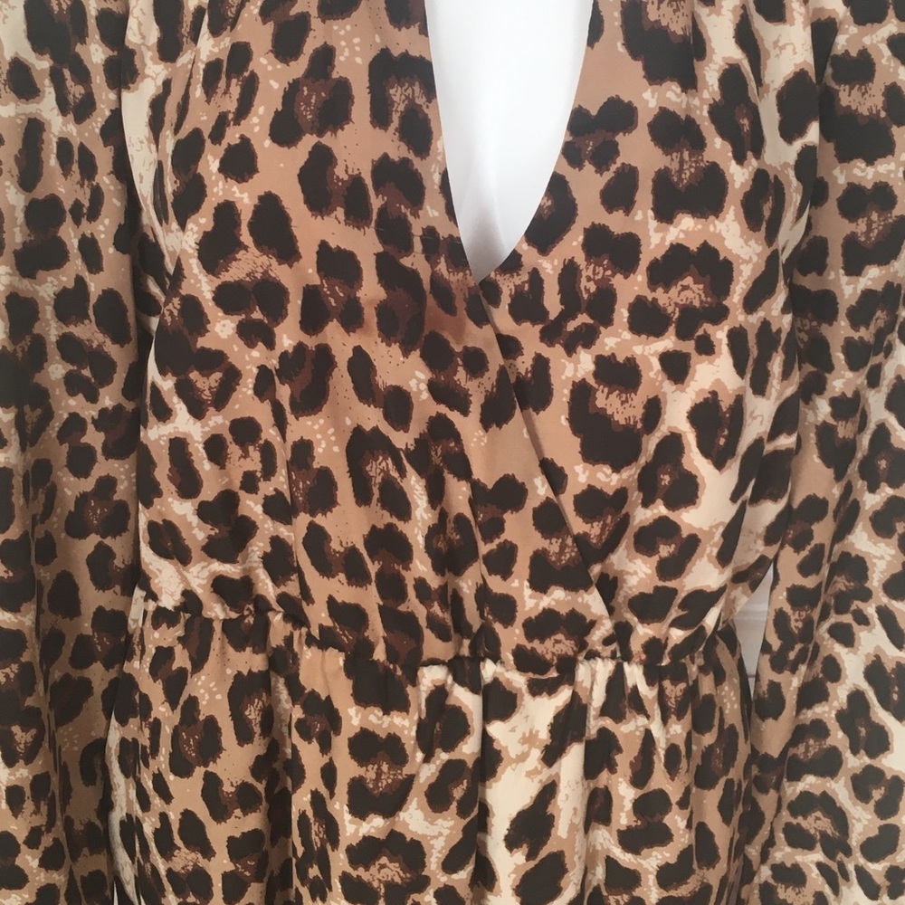 EUC Leopard Dress